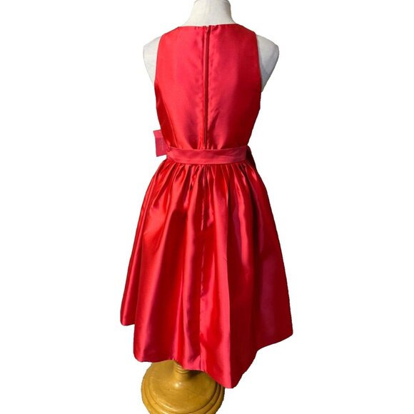 Isaac Mizrahi 10 Red A Line Pocket Dress Sleeveless Career Church Party $159 NWT - Picture 5 of 13